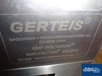 Image of Gerteis Roller Compactor, Model Mini Pactor  250/25/3 03