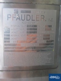 Image of 100 Gal Pfaudler Reactor, Nickel 200, 100/35# 02