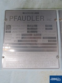 Image of 165 Cu Ft Pfaudler Glass Lined Double Cone Vacuum Dryer 17