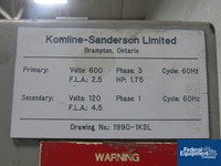 Image of 8" x 18" Komline Sanderson Rotary Vacuum Filter 10