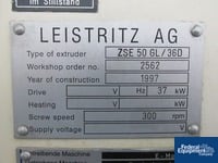 Image of 50 mm Leistritz Twin Screw Extruder, ZSE 50 GL 15
