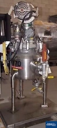 Image of 10 Gal Pfaudler Glass Lined Reactor, 150/120# 02
