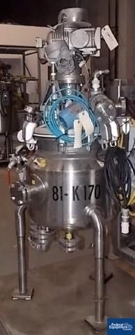 Image of 10 Gal Pfaudler Glass Lined Reactor, 150/120# 03