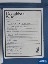Image of 177 Sq Ft Torit Dust Collector, Model VS1500 02