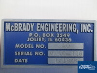 Image of McBrady Engineering Exterior Vial Washer/Dryer, Model 40 15