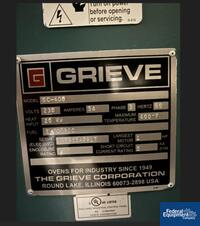 Image of Grieve Large Cabinet Oven, Model SC-400 02