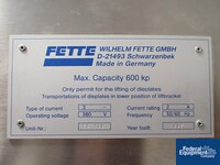 Image of Fette Tablet Press Turret Lift, 600KG 02
