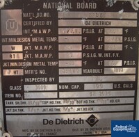 Image of 70 Cu Ft DeDietrich Glass Lined Vacuum Dryer, Model SR3030 08