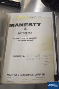 Image of Manesty Betapress Tablet Press, 16 Station 06