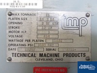 Image of 75 Ton TMP Slab Side Hydraulic Press, 18" x 18" 02