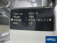 Image of 3" Glatt Sieve, Model TR, S/S 07
