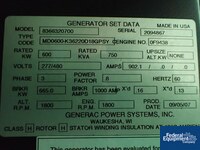 Image of 600 kW Generac MD600 Diesel Generator 02