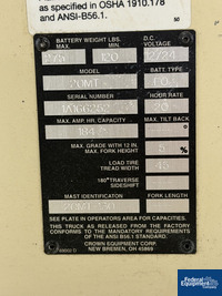 Image of Crown Equipment Electric Walkie Stacker, Model 20MT 02