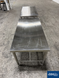 Image of (2) 54" x 28" Stainless Steel Tables 05