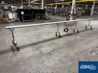 Image of 8" x 21" QC Industries Belt Conveyor, S/S Frame 03