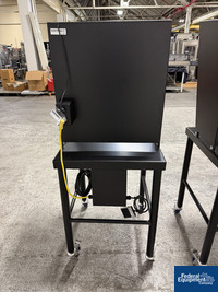 Image of Inspection station booths, black, on casters. 04