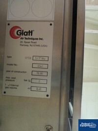 Image of Glatt GPCG 5 Fluid Bed Dryer Granulator, S/S 02