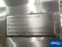 Image of Sani-Matic Cabinet Washer, Model 365L, S/S 02