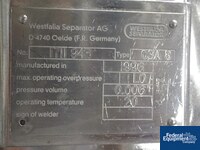 Image of Westfalia Disc Centrifuge, Model CSA 8-06-476 12