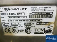 Image of Videojet Ink Jet Printer, Model Excel 2000 02