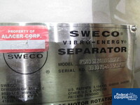 Image of Sweco Bag Dump Station with 40" Screener, S/S 08