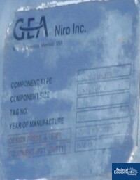 Image of 13'' 1" GEA Niro Spray Drying System, 304 S/S 10