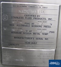 Image of 43" x 42" Stainless Fluid Products Cartridge Filter, S/S, 75# 08