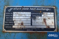 Image of 3,771 Sq Ft Graham Plate Heat Exchanger, S/S, 150# 02
