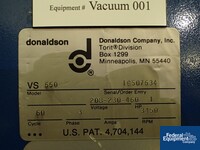 Image of 65 Sq Ft Torit Dust Collector, Model VS550, C/S 02