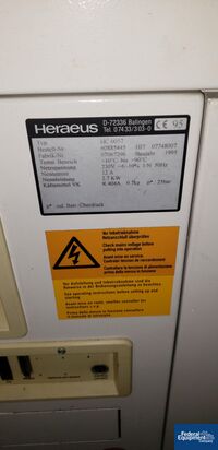 Image of Heraeus Incubator, Type HC 0057 02