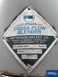 Image of 200 Cu Ft P-K Cross-Flow Twin Shell Blender, S/S, 60# Density 02