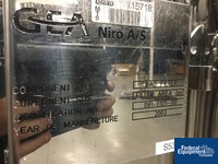 Image of 31" GEA Niro Sanitary Spray Dryer, Model PSD-1, 316 S/S 04