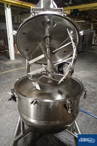 Image of 50 Gal Lee Double Motion Vacuum Kettle, S/S 09