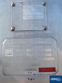Image of 150 Gal Walker Jacketed Tank, S/S 02
