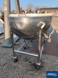 Image of 100 Gallon Groen Kettle, 316 S/S, 25# 04