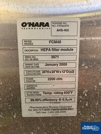 Image of 48" O''Hara Fastcoat FCM48 Coating Pan, S/S 08