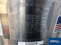 Image of 40 Gal ITT Industries Reactor, 316L S/S, 15/100# 02