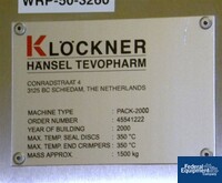 Image of KLOCKNER TEVOPHARM WRAPPER, MODEL PACK 2000 _2