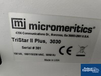 Image of Micromeritics Tristar II Plus surface area and porosity analyzer, Model 3030 02