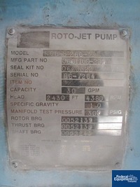 Image of 2.5" WEIR ROTO JET CENTRIFUGAL PUMP, C/S, 50 HP 09