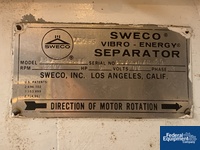 Image of 72" Sweco Screen, S/S, Single Deck 02