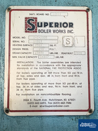 Image of 400 HP Superior Seminole Boiler, Model 6-5-2000, 150# 02