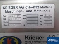Image of 50 Liter Krieger Vacuum Homogenizer Mixer, Model MMD50, S/S 02