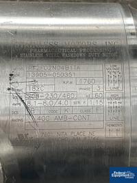 Image of 400 Liter Walker Agitated Recevier, 316L S/S, 14.9# 11