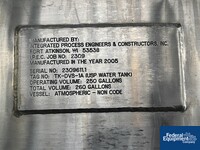 Image of 250 Gal IPEC Tank, S/S 02