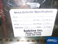 Safeline Metal Detector, Model PharmaXSR4V1