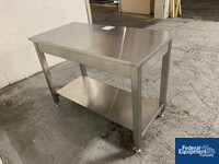 48" x 24" Stainless Steel Workbench