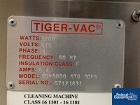 Tiger-Vac Industrial Vacuum Cleaner, Model CD-5000 STD SCFS