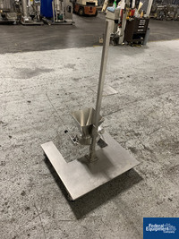 Stainless Steel Hopper on Portable Stand