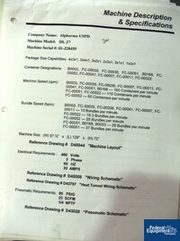 Image of Omega Dual Lane Shrink Bundler, Model DL-27 11